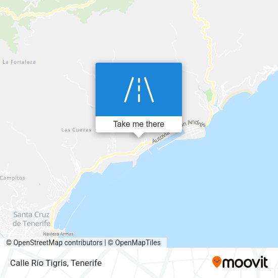 Calle Río Tigris map