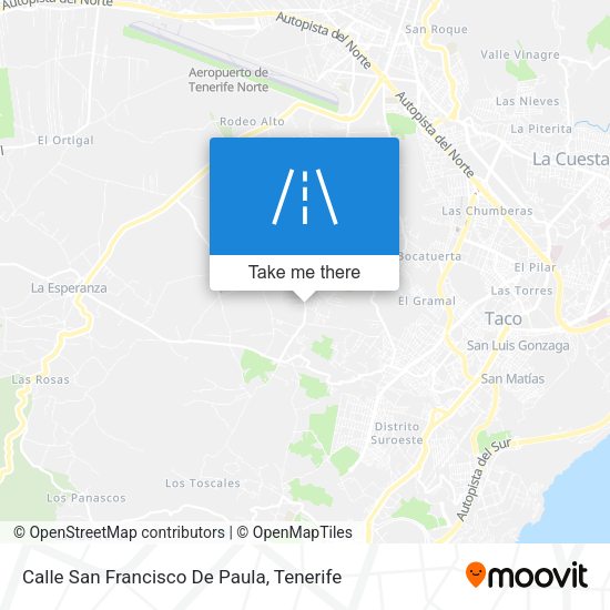 Calle San Francisco De Paula map