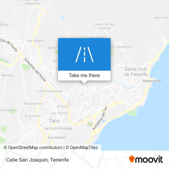 Calle San Joaquín map