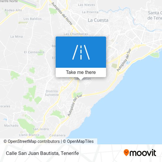 Calle San Juan Bautista map