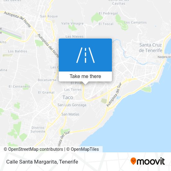 Calle Santa Margarita map