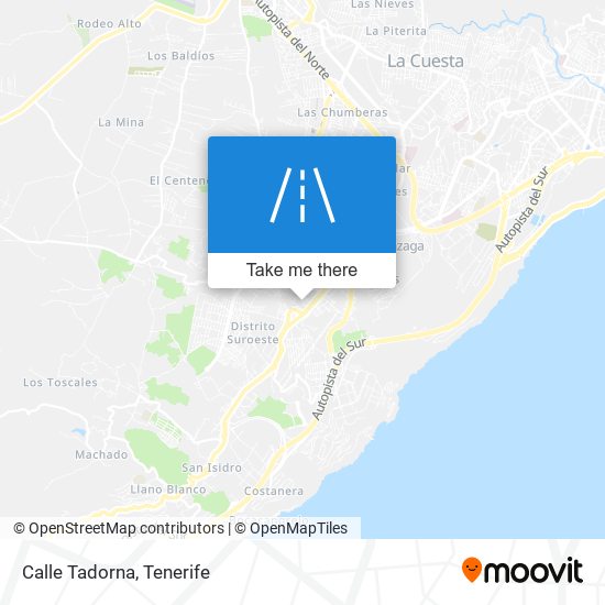 Calle Tadorna map