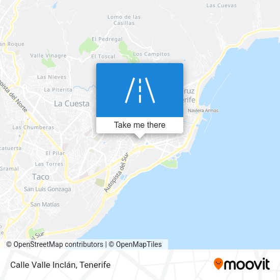 Calle Valle Inclán map
