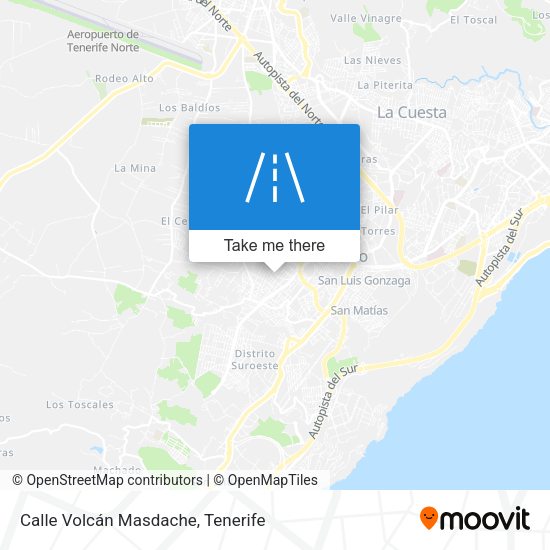 Calle Volcán Masdache map