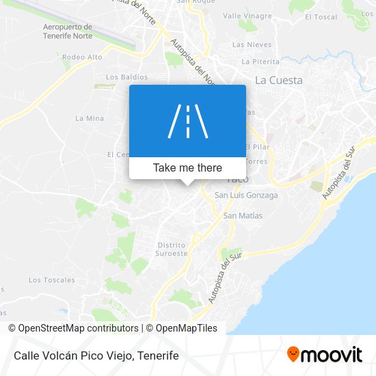 Calle Volcán Pico Viejo map