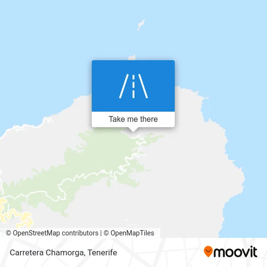 Carretera Chamorga map