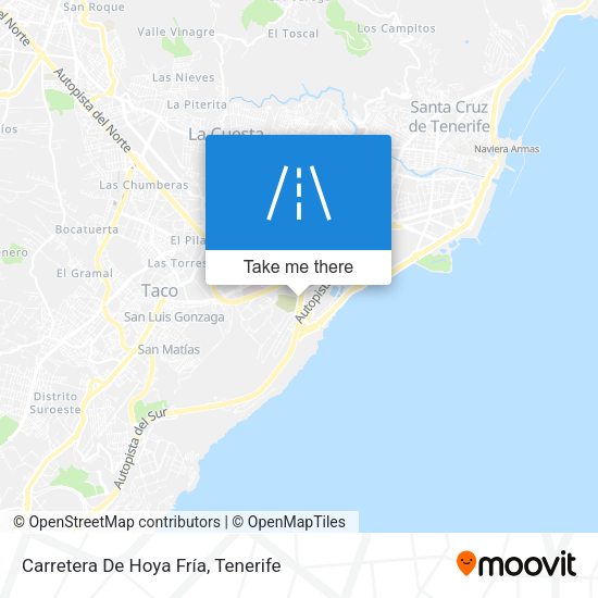 Carretera De Hoya Fría map
