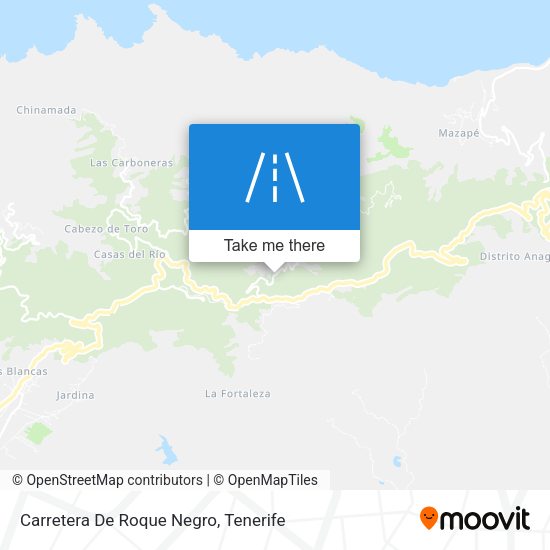 Carretera De Roque Negro map