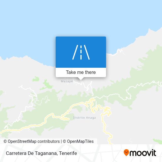 Carretera De Taganana map