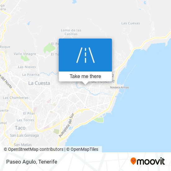 mapa Paseo Agulo