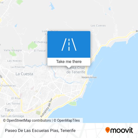 Paseo De Las Escuelas Pías map