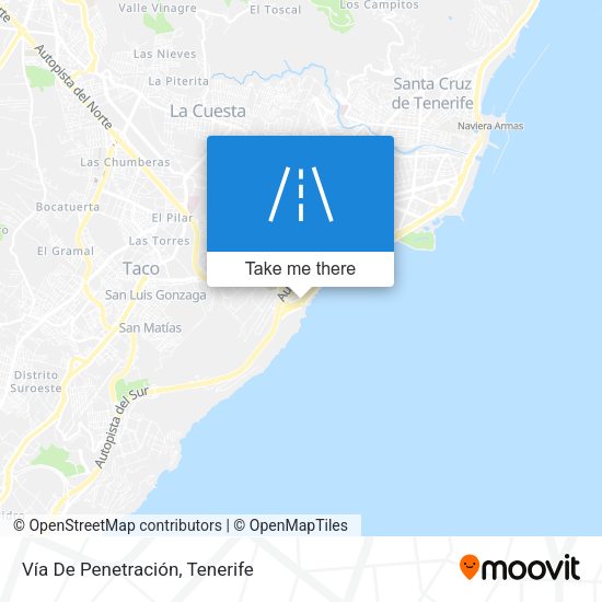Vía De Penetración map