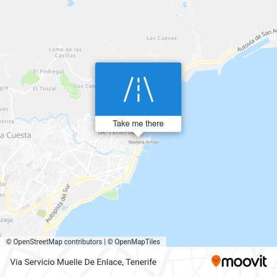 Vía Servicio Muelle De Enlace map