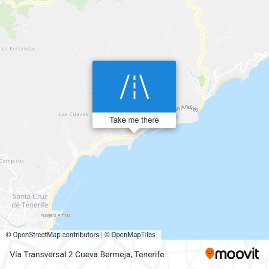 Vía Transversal 2 Cueva Bermeja map