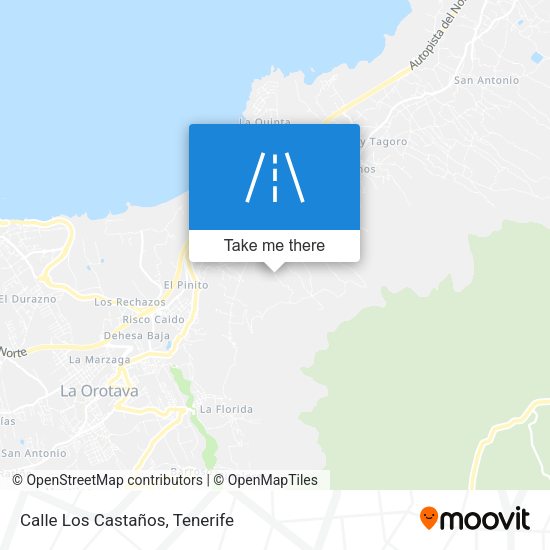 Calle Los Castaños map
