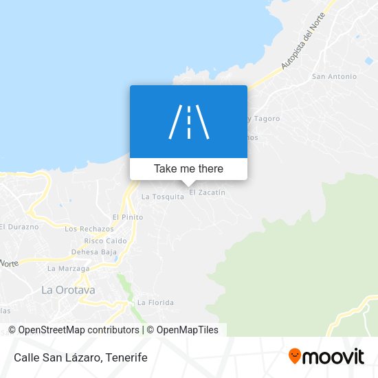 Calle San Lázaro map