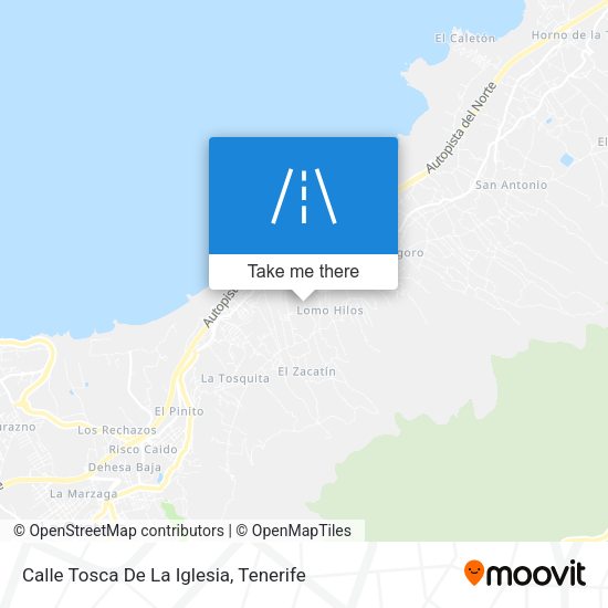 Calle Tosca De La Iglesia map