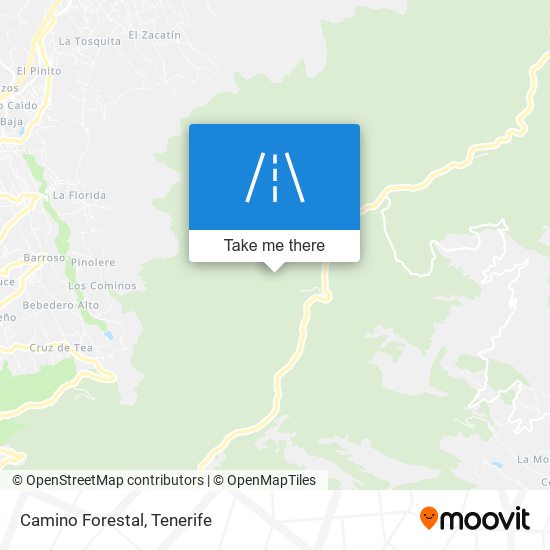 mapa Camino Forestal