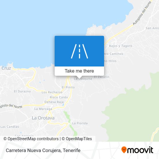 Carretera Nueva Corujera map