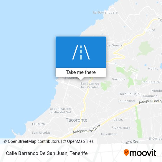 Calle Barranco De San Juan map