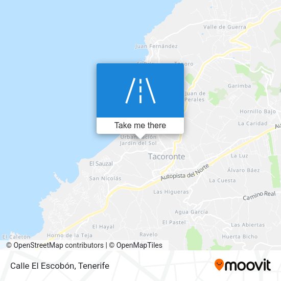 Calle El Escobón map