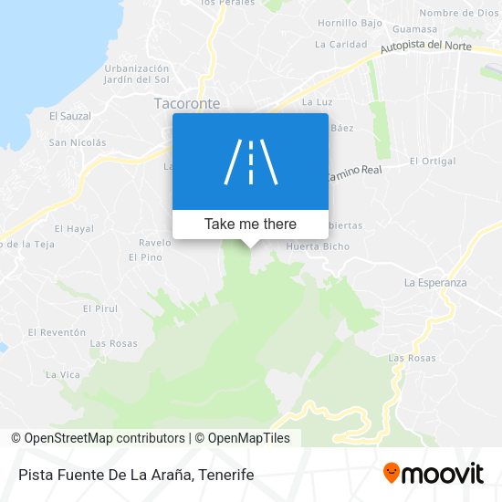 Pista Fuente De La Araña map
