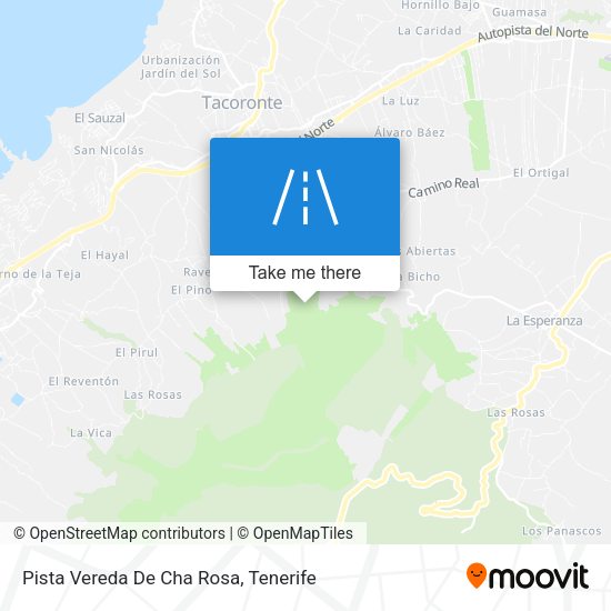Pista Vereda De Cha Rosa map
