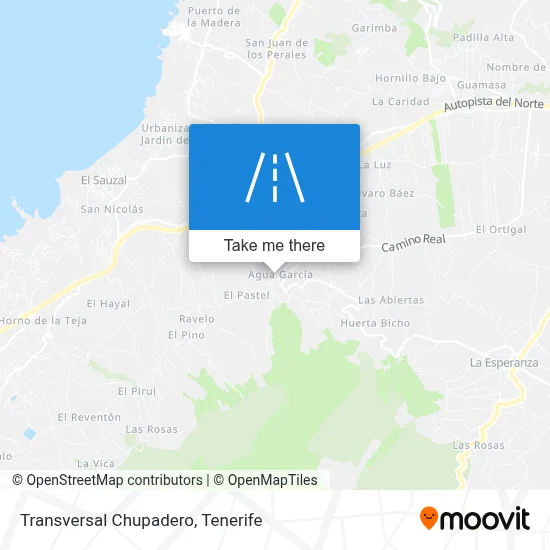 Transversal Chupadero map