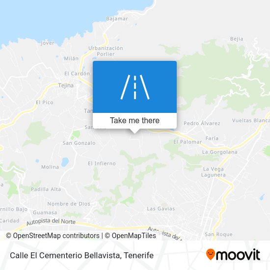 Calle El Cementerio Bellavista map