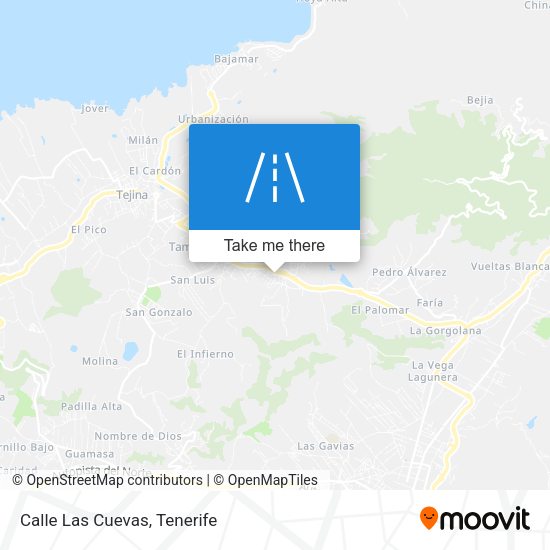 Calle Las Cuevas map