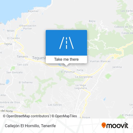 Callejón El Hornillo map