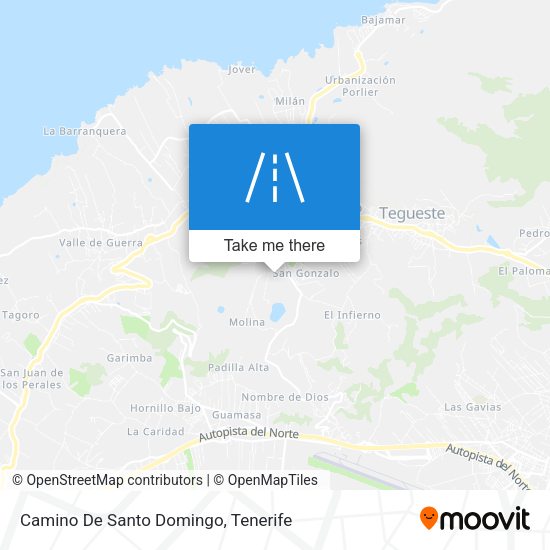 Camino De Santo Domingo map