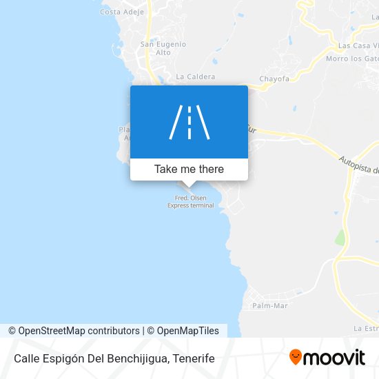 Calle Espigón Del Benchijigua map