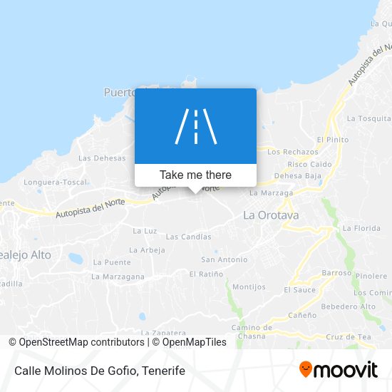Calle Molinos De Gofio map