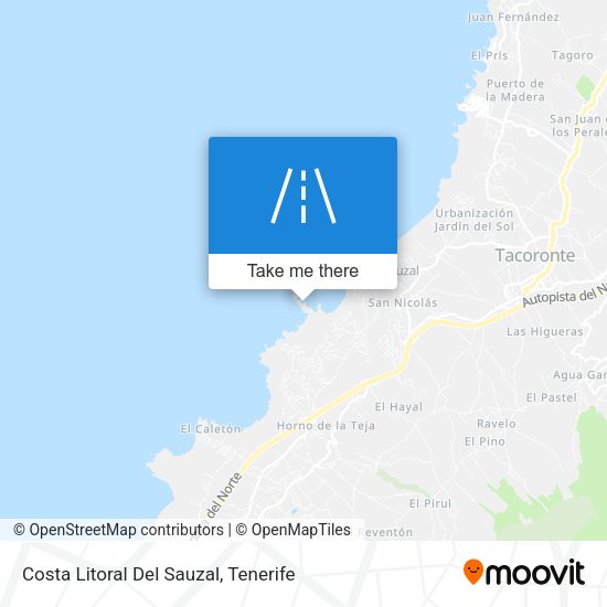 Costa Litoral Del Sauzal map