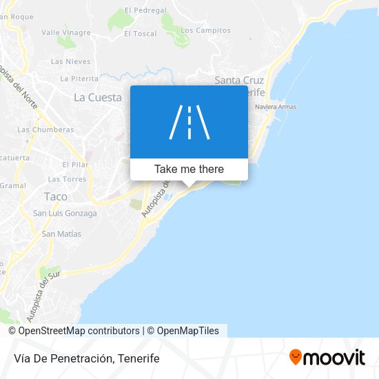 Vía De Penetración map