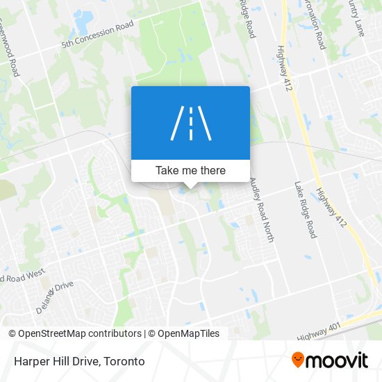 Harper Hill Drive map