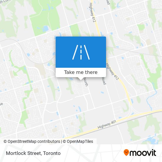 Mortlock Street map