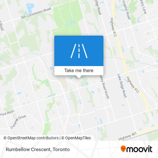 Rumbellow Crescent map