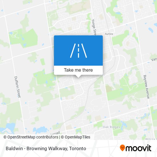 Baldwin - Browning Walkway map