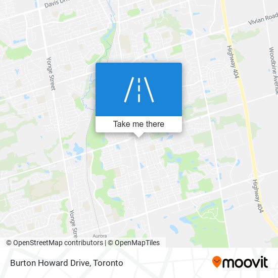 Burton Howard Drive map