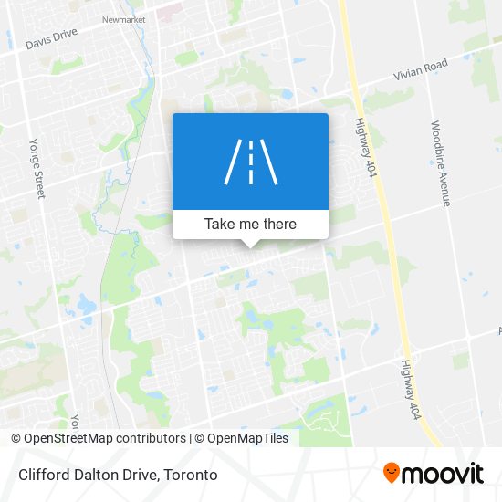 Clifford Dalton Drive map