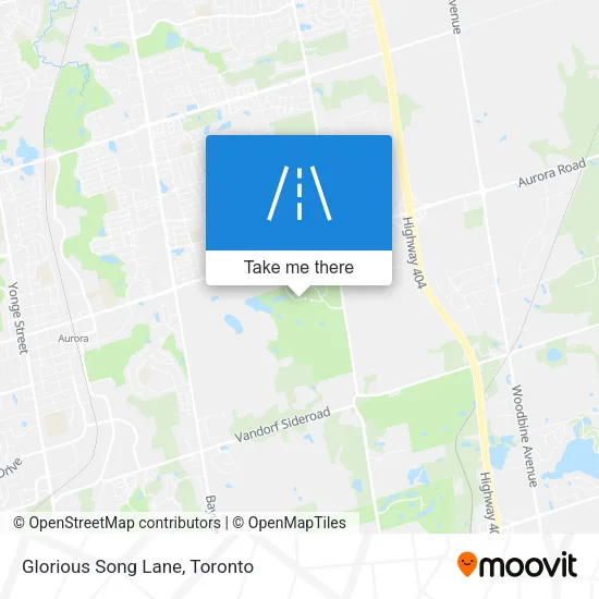 Glorious Song Lane map