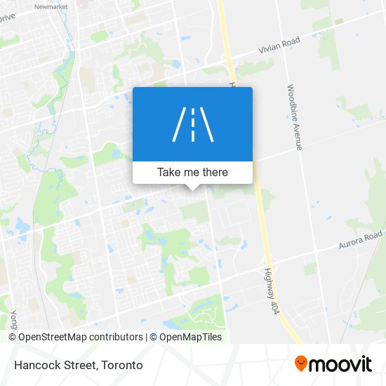 Hancock Street map