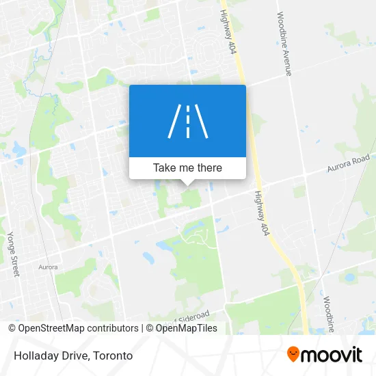 Holladay Drive map