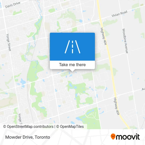Mowder Drive map