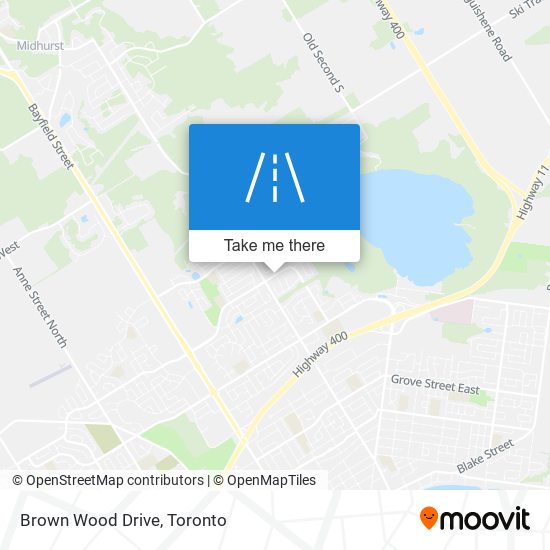 Brown Wood Drive map