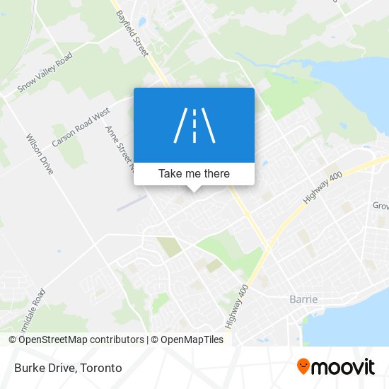 Burke Drive map