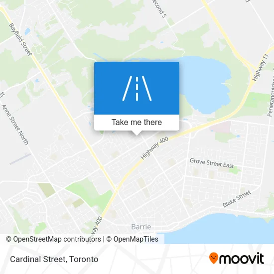 Cardinal Street map