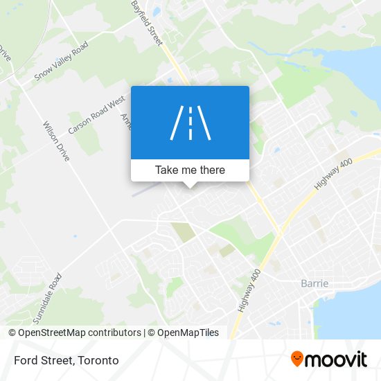 Ford Street map